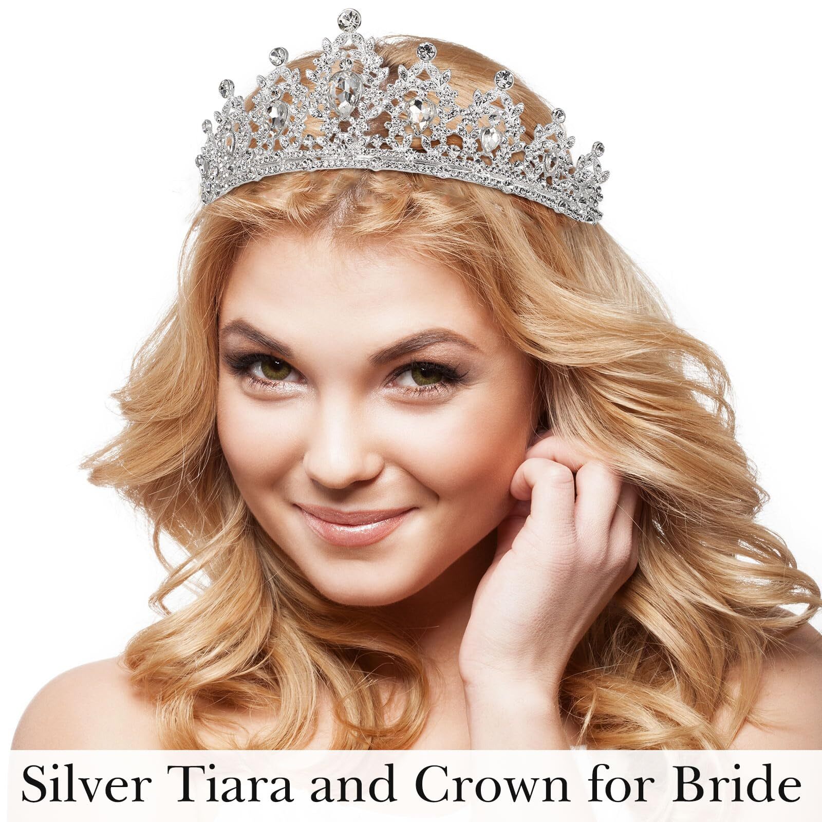 Zeyune 9 Pcs Tiaras and Crowns for Women Bulk Silver Crystal Girls Princess T... eBay