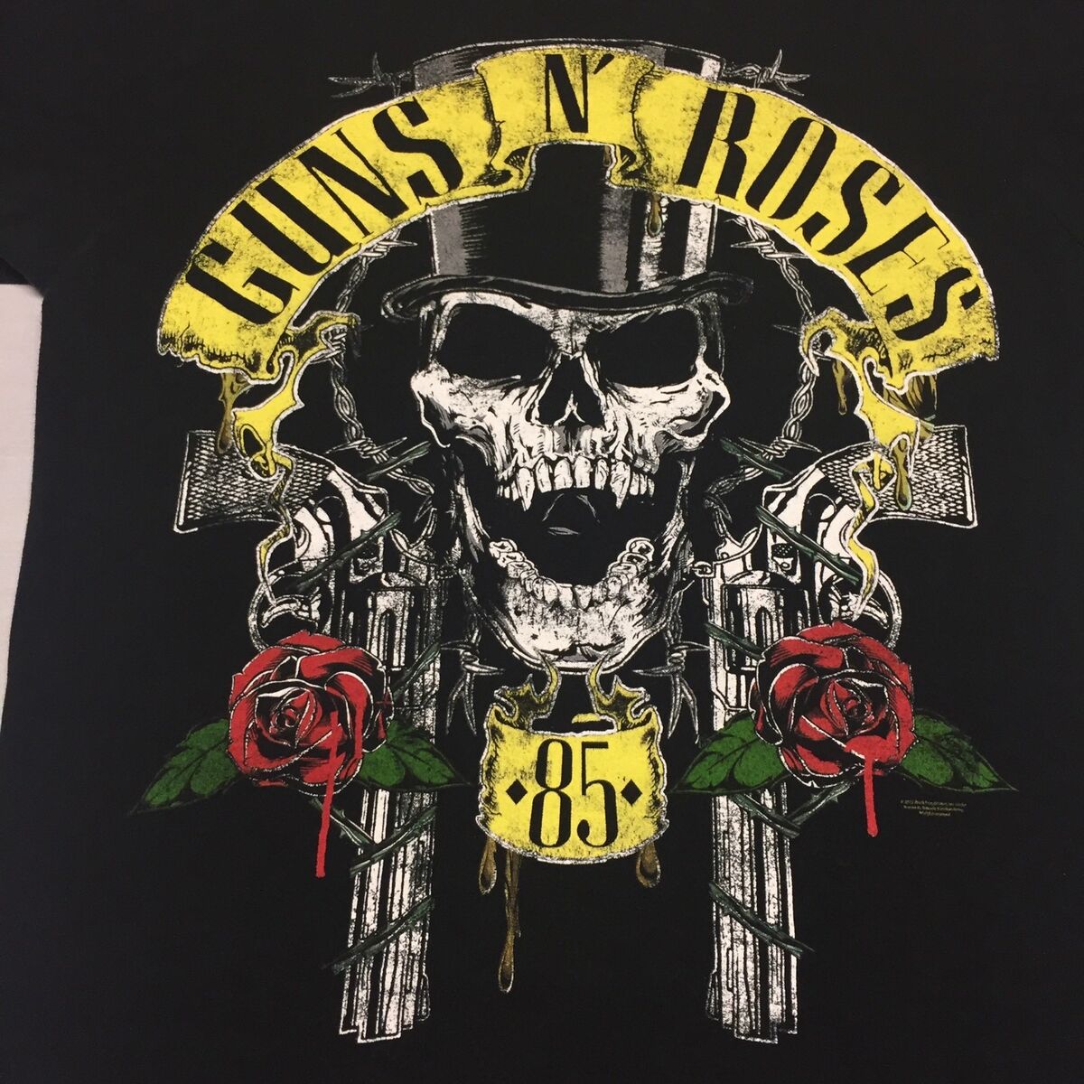 Guns N' Roses 85 black T-Shirt Rock Metal Band Music Axle Guns N' Roses 85 black T-Shirt Rock Metal Band Music Axle
