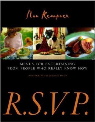 R.S.V.P.: Menus for Entertaining from People Who Really Know How by Nan Kempner
