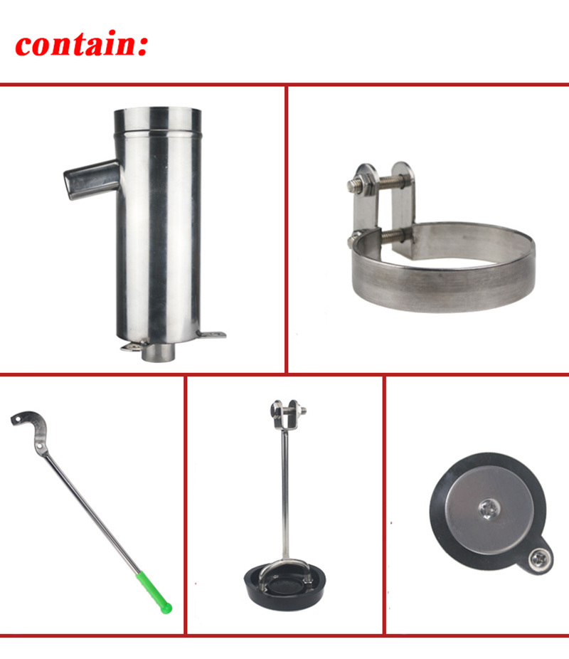 Manual Water Pump Machine Water Jet Pump Well Hand Shake Suction Stainless Steel