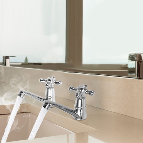 Retro Sink Faucet Abs Water Faucet Basin Tap Faucet Short Spout Faucet Mop - Bild 11 von 12