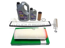 BMW X3 2.0 Diesel E83 04-07 Oil Air Fuel Cabin Filter 6L Engine Oil Service Kit