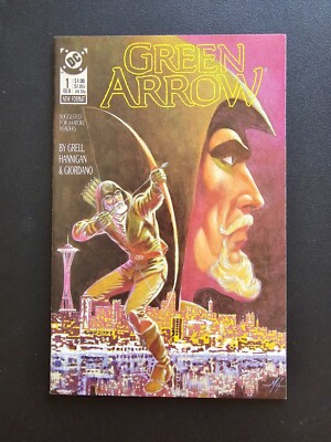 DC Comics Green Arrow #1 February 1988 Mike Grell Cover (c)