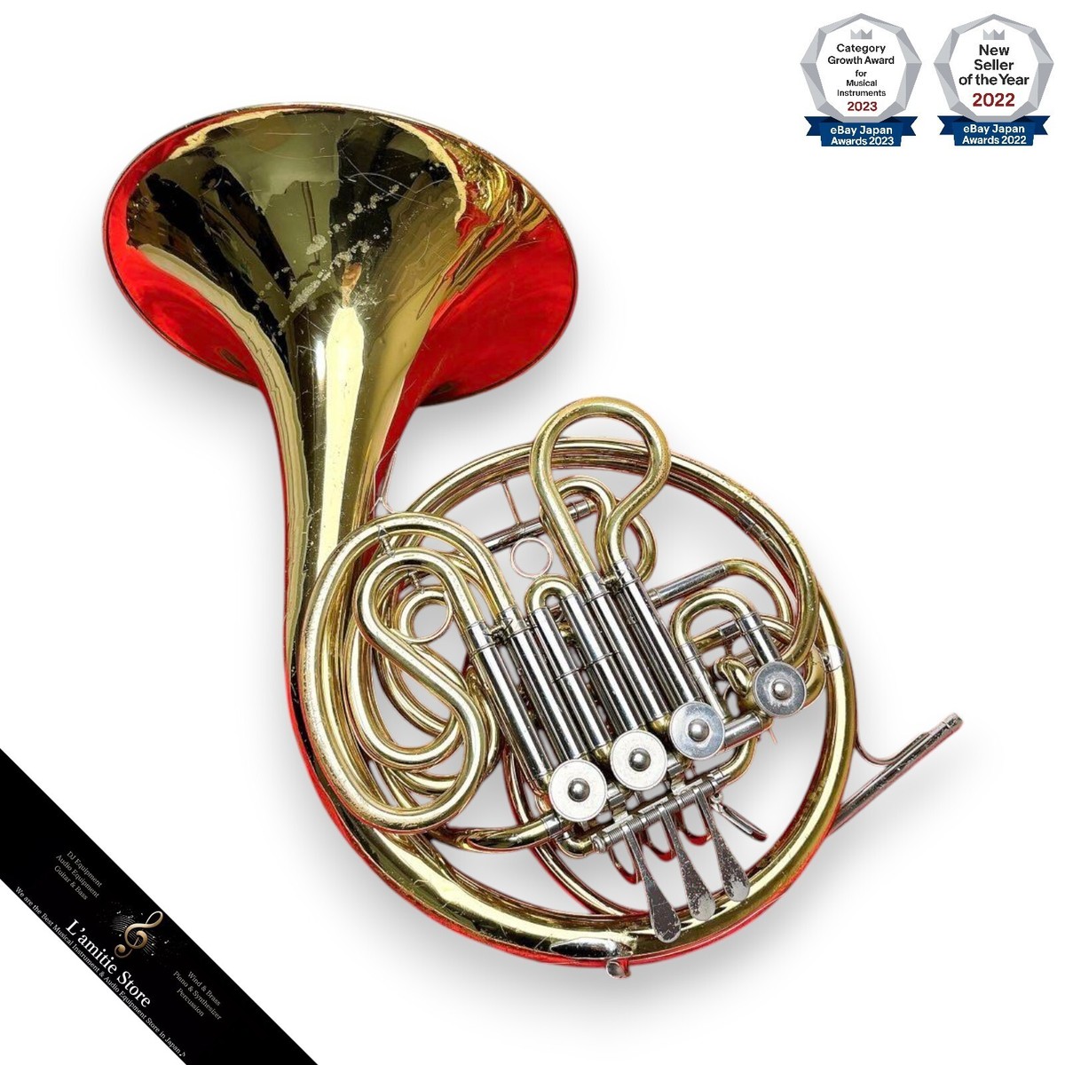 フレンチホルン YHR-664 YAMAHA YHR-664 French Horn Full Double Hardcase | eBay