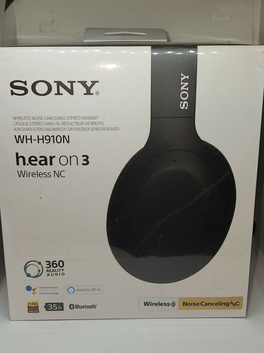 Sony WH-H910N On Ear Wireless Headphones - Black