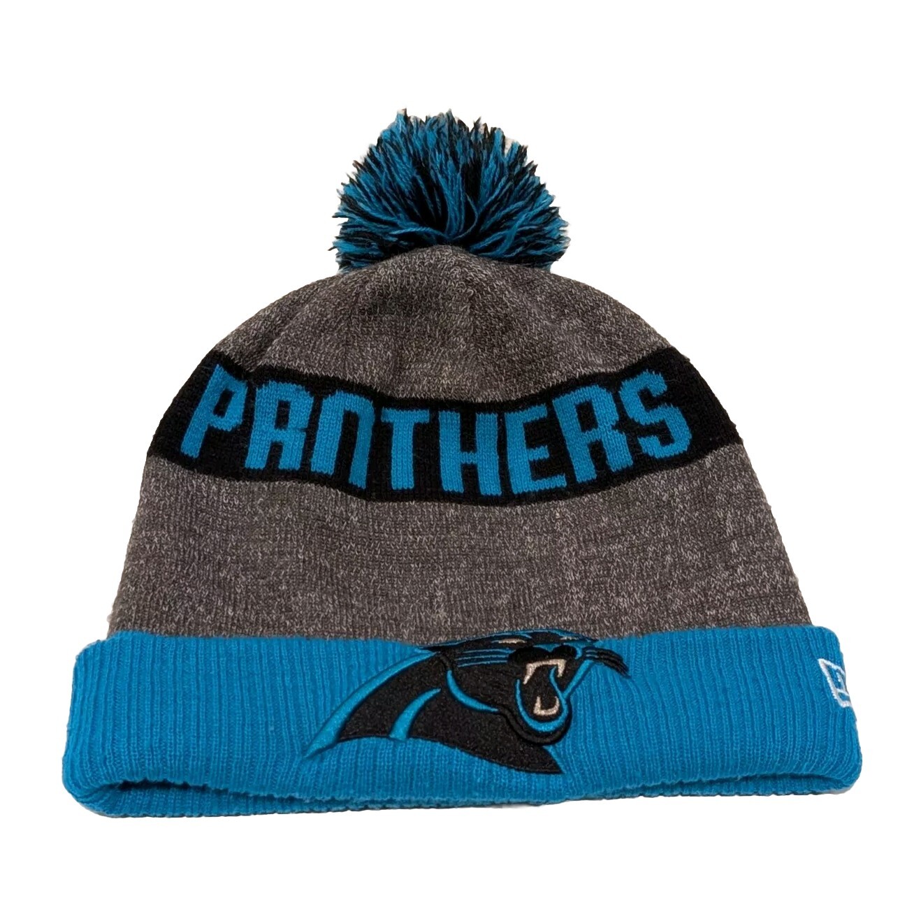 Carolina Panthers Knit Beanie Men Blue One Size New Era