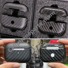 Genuine Carbon Fiber Aramid Slim Case for Apple AirPods Pro 2 3rd Gen Hard Cover
