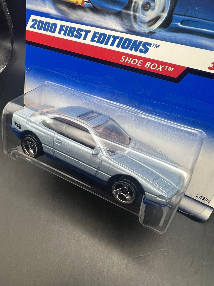 Tarjeta de error Hot Wheels BMW 850i en caja de zapatos tarjeta #86 (caja de zapatos) #159 (BMW) Foto 3 de 3