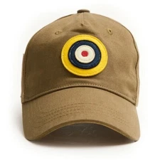 UK Royal Air Force Roundel Ball Cap, Khaki HAT-0117-RAF-KHI