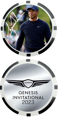 TIGER WOODS The Genesis Invitational POKER CHIP