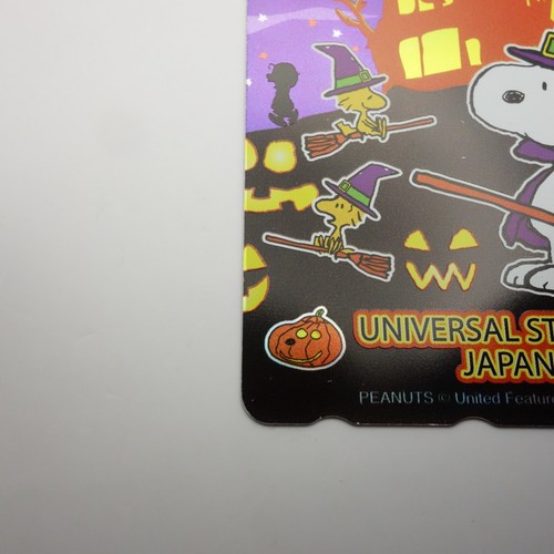 Japanese Telephone Card Snoopy Halloween Universal stadios Japan USJ - Picture 4 of 6