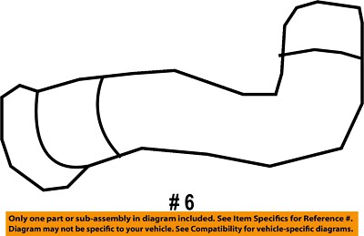 Saturn GM OEM 08-09 Vue 2.4L-L4 Fuel System-Lower Hose 25775101 | eBay