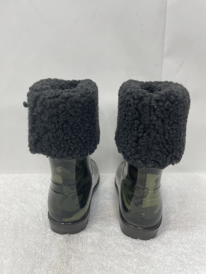 Botas de lluvia Carter's verde camuflaje eliminación lavable inserción perfumadas a prueba de agua Foto 3 de 4