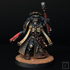 In Stock Warhammer 40,000 Space Marines: Primaris Chaplain Dark Angels