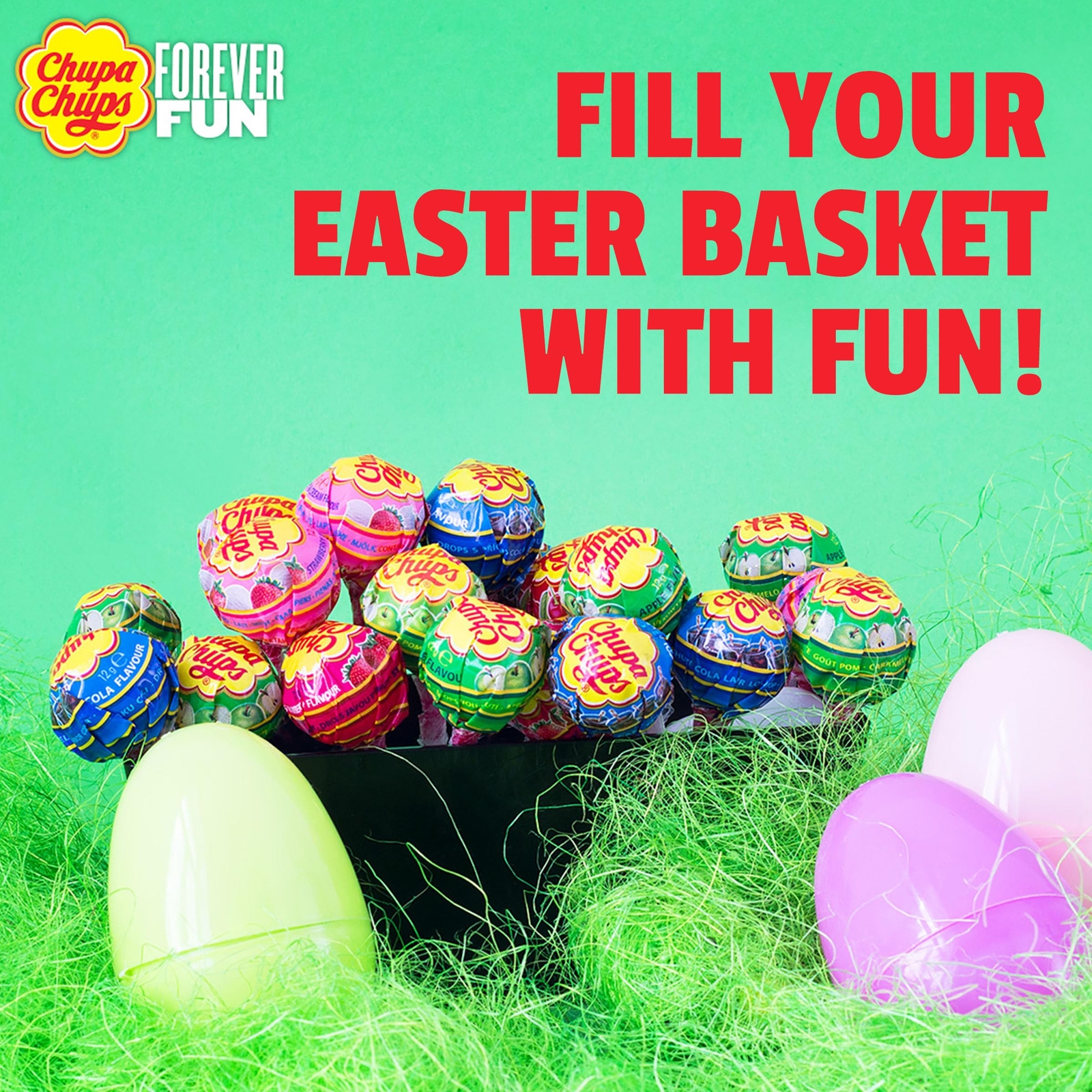 Chupa Chups ‘Best Of’ Lollipop Assortment 5 Flavors Individually Wrapped Cand...