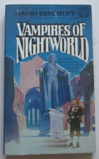 Vampires of Nightworld Signed by David Bischoff PB 1st Del Rey