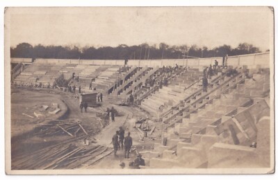 Post Card RPPC Pershing Stadium Joinville-le-Point France 1919
