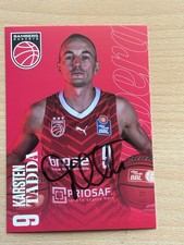 Karsten Tadda Bamberg Baskets Autogrammkarte original signiert #46263