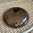 Vision Ware Amber V-1-C Replacement Lid Corning Pyrex 6 3/8" 1 Liter Pot #P