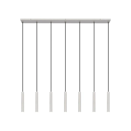 7 Light Linear Chandelier - Picture 6 of 6