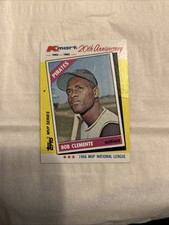 1982 Topps Kmart MVP Series - Roberto Clemente #10 Called Bob on Card