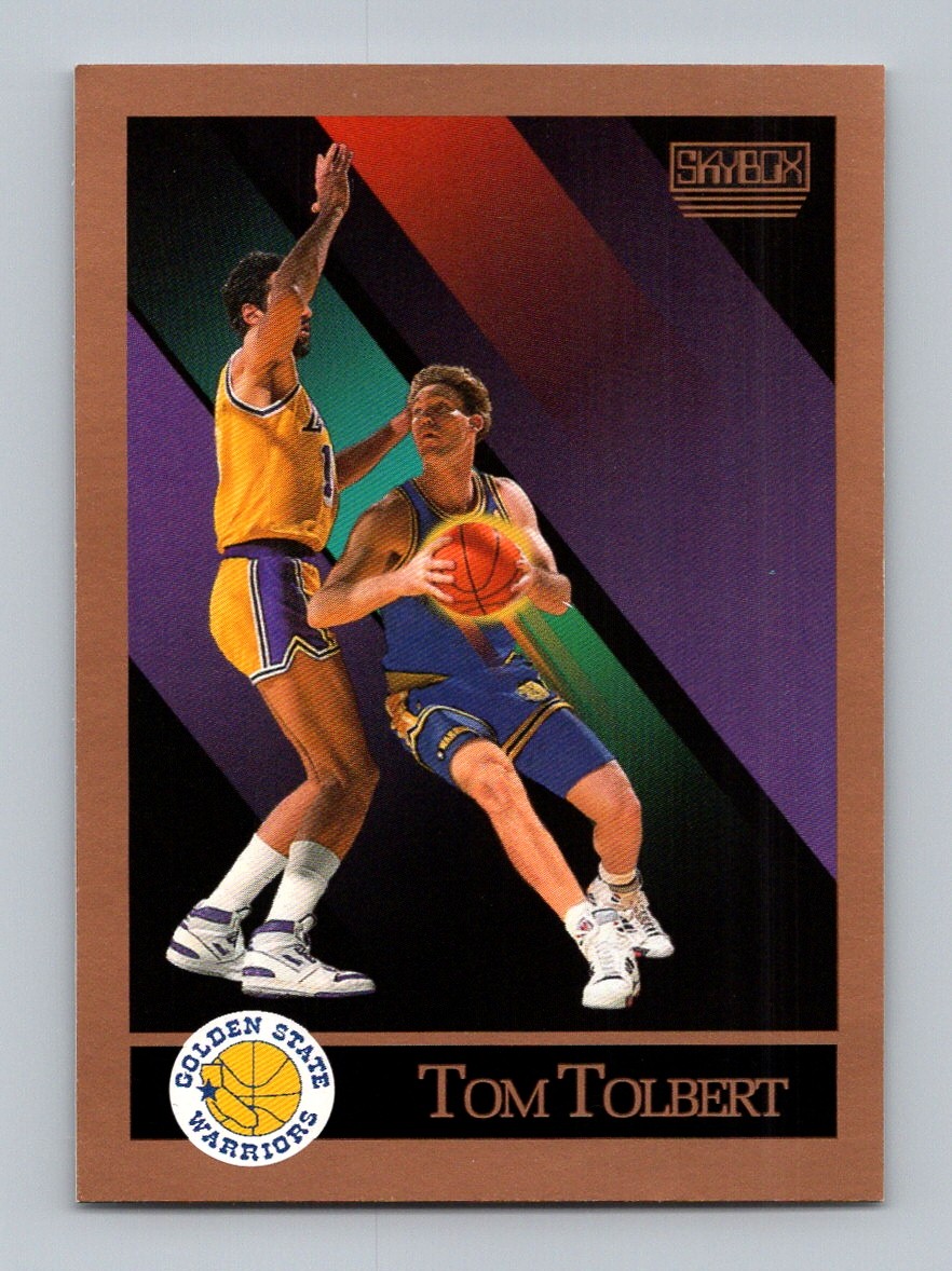 1990-91 SkyBox #103 Tom Tolbert Near Mint or Better Rookie