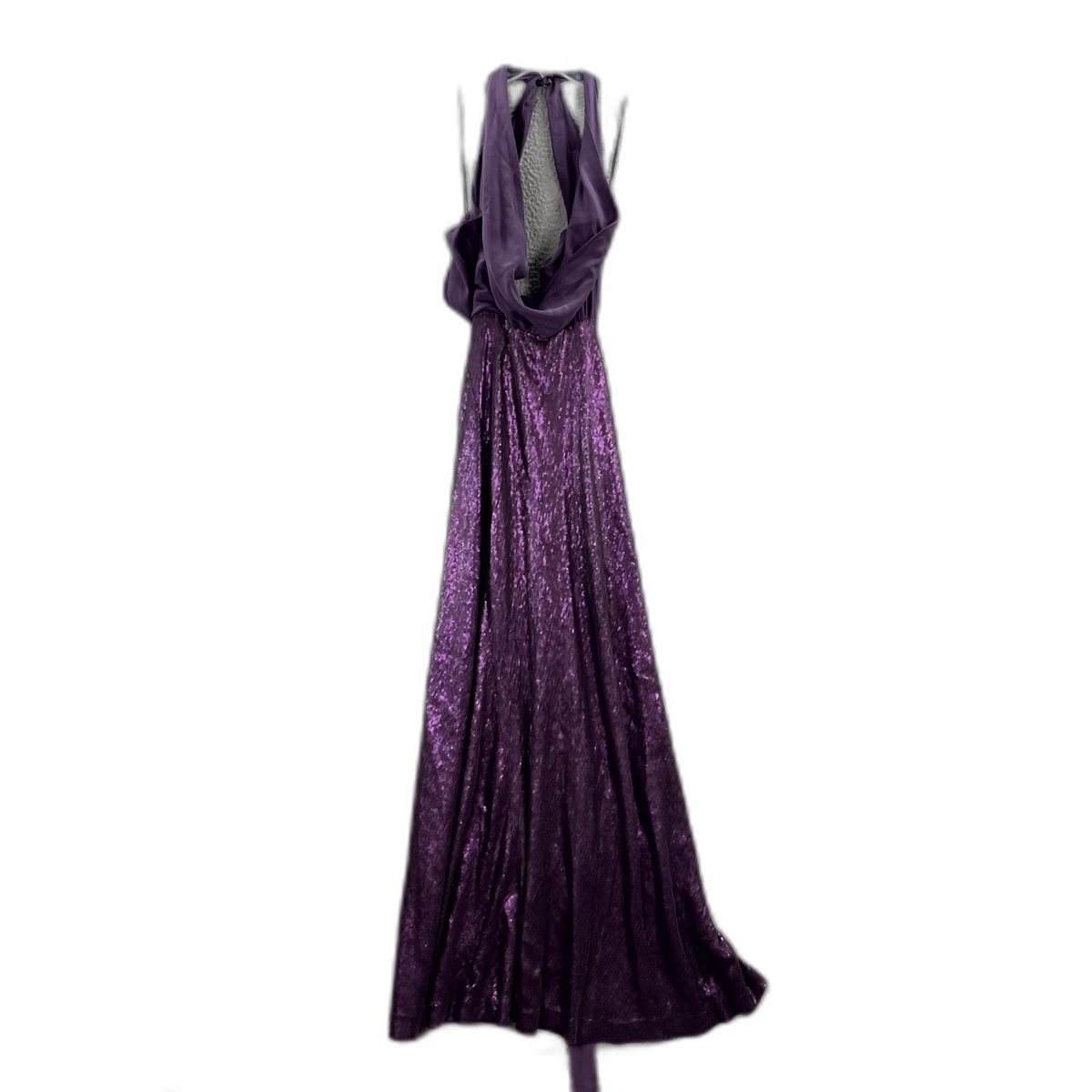 nicole miller evening dresses sale Vintage Y2K NICOLE MILLER Silk Purple Plum Slip Evening Dress