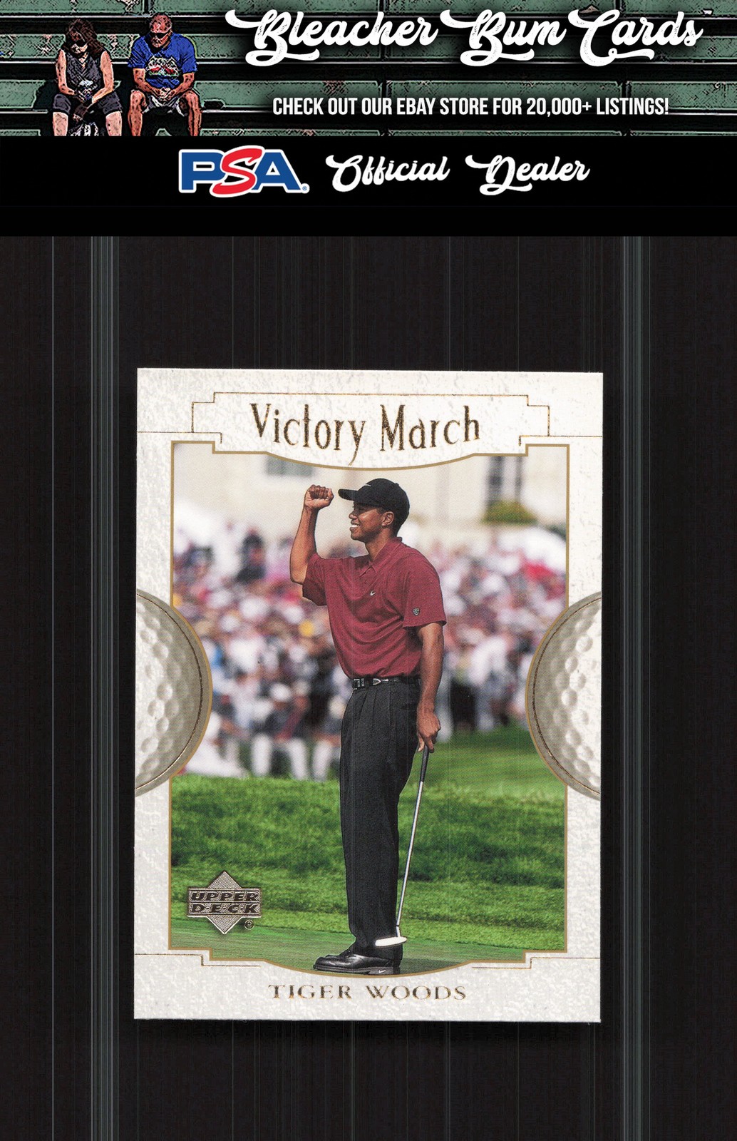 2001 Upper Deck 151 Tiger Woods RC
