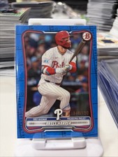 2026 Bowman Blue Parallel #7 Bryce Harper Philadelphia Phillies /150