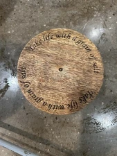 GG Collection RARE salt Cellar Marble/wood