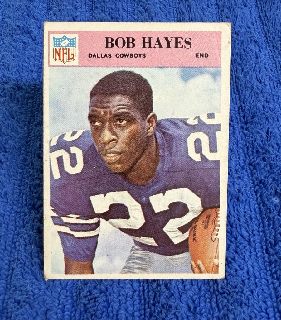 1966 Philadelphia Football #58 Bob Hayes RC