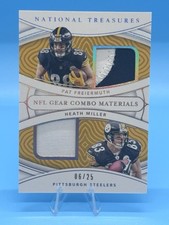 2021 Panini NT NFL Gear Combo Materials 06/25 Holo Silver Miller, Freiermuth