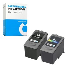 OSI Black Color Ink Cartridges Lot for Canon PG-40 CL-41 for PIXMA