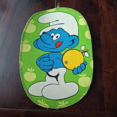 Vintage Schlumpf Patch ca 27cm zum anhängen  Schlümpfe