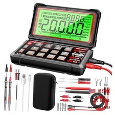 Multimeter,20000 Counts Digital Rechargeable 20000 Counts Flip Multimeter