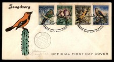 Mayfairstamps Netherlands FDC 1958 Birds on Branches Combo First Day Cover aaw_7
