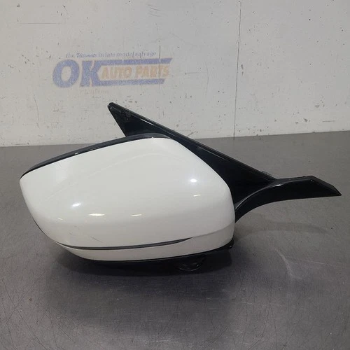 19 2019 BMW 740I OEM PASSENGER RIGHT EXTERIOR SIDE VIEW MIRROR WHITE 