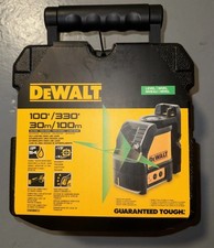 DEWALT DW088CG Self Leveling Green Cross Line Laser Level 100  / 330  Bracket