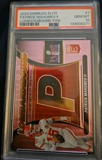2024 Donruss Elite Pink Patrick Mahomes Lombardibound #1 PSA 10 POP 1