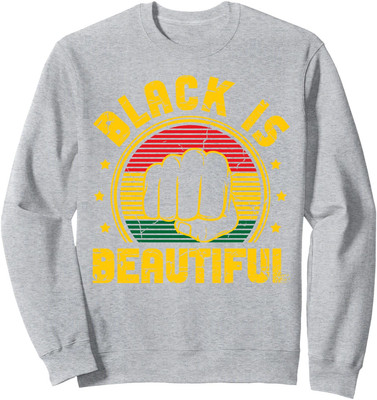 Beautiful Black History Month Present Nice Retro Unisex Crewneck Sweatshirt