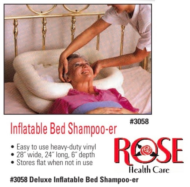 Inflatable Hair Washing Basin for Bedridden Injured Elderly Shampoo Bowl Tray