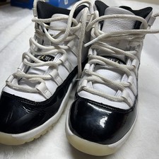 Jordan 11 Air Jordan Boys' High Top Sneakers White/Black US 2y