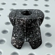 LEGO Armor Minifigure Breastplate With Leg Protection Speckle Black-Silver