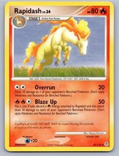 2007 POKEMON RAPIDASH DIAMOND & PEARL 59/130 UC LP A90726 FREE S&H on eBay