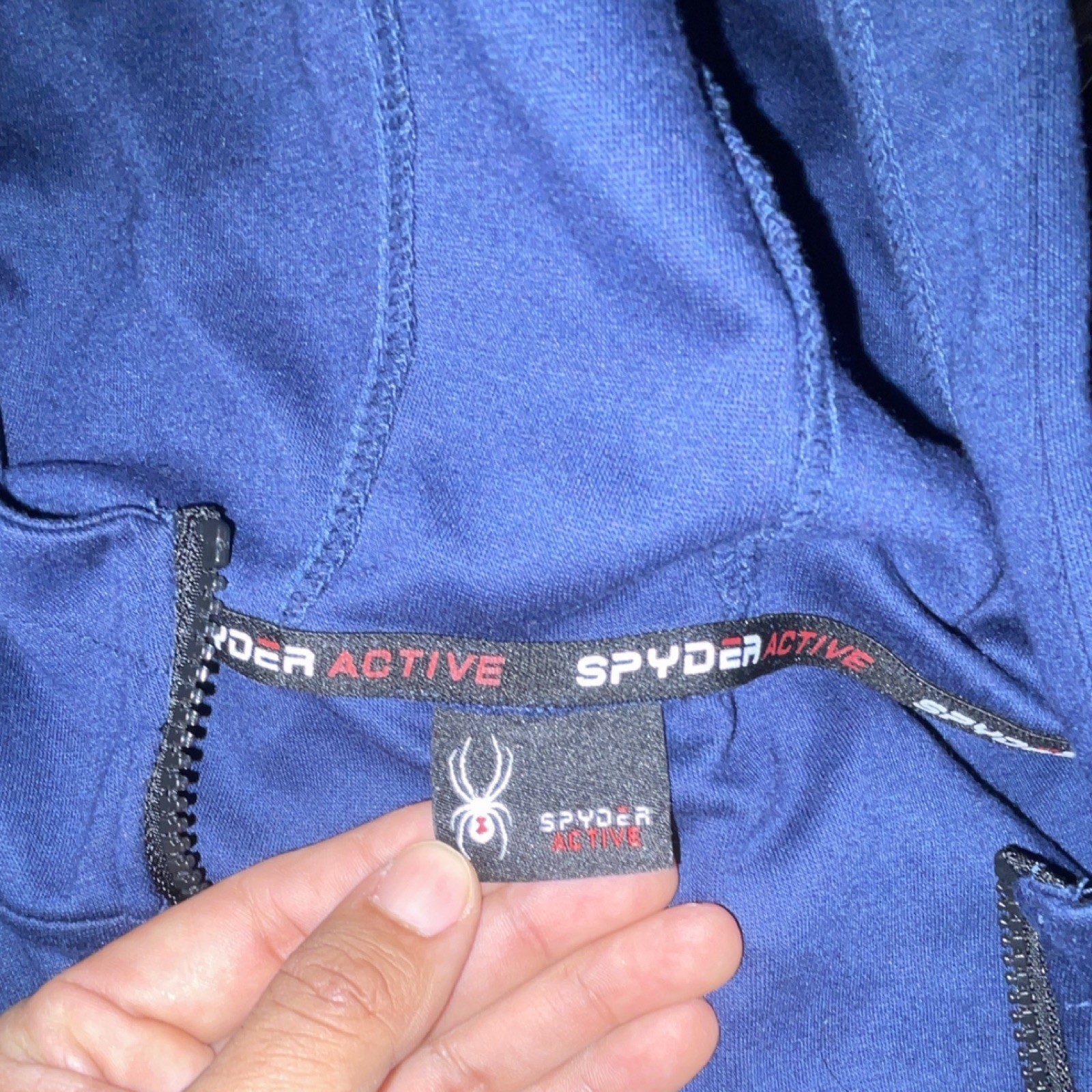 Spyder Active Men's Blue Full-Zip Basic Jacket Re… - image 3