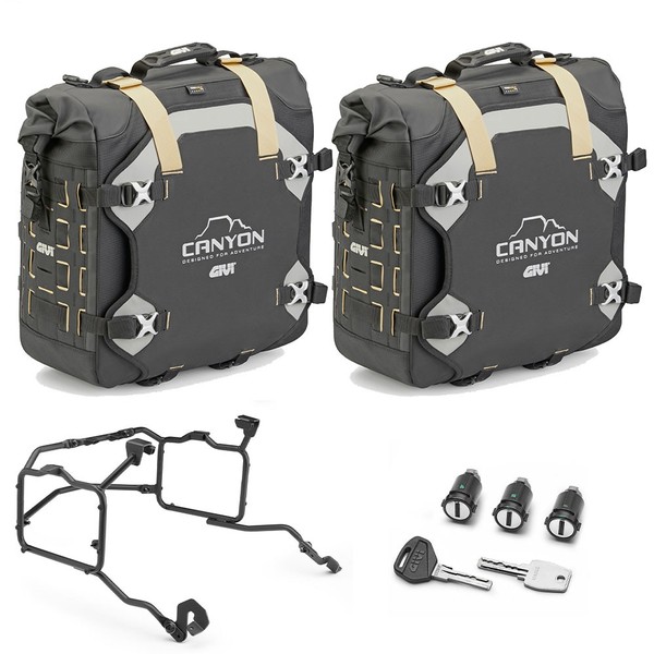Givi Seitenkoffer 30L GRT725 + Rahmen SLR103 PL7705CAM FüR Ktm 1190-image