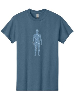 Galaxy-Man Mens Graphic Tee, 100% Cotton, Casual Summer Wear