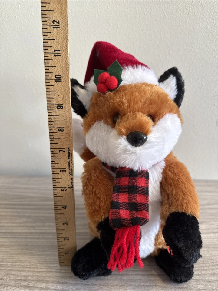 Juguete de Zorro de Peluche Bailando Canto Navidad Coleccionable Probado Funciona Foto 2 de 4