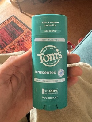 Tom's of Maine unscented Aloe Aluminum Free Natural Deodorant - Neu