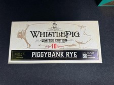 WhistlePig 10yr Whiskey PiggyBank Box - Colle...